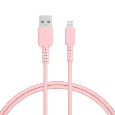 MOTTERU  しなやかで絡まないシリコンケーブル 充電/データ転送対応 Apple MFi認証品 USB-A to Lightning 1m MOT-SLAL100-PK 【店舗限定モデル】 
