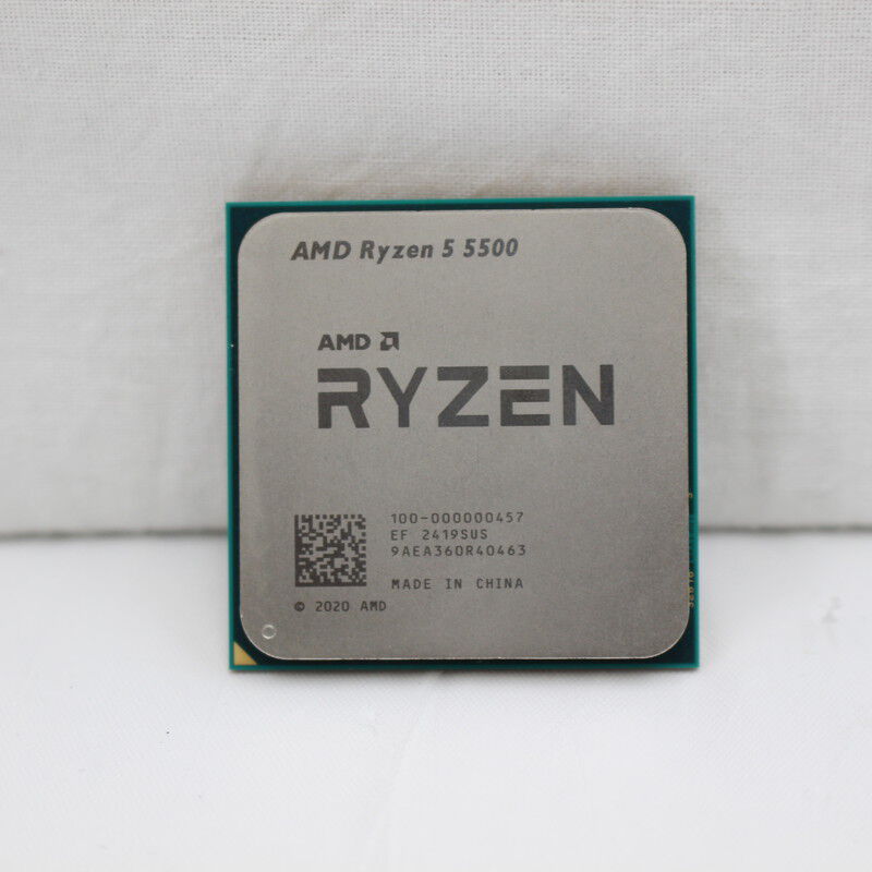 中古 AMD Ryzen 5 5500 (AM4/3.6GHz/19M/C6/T12/65W) 150184 （310840