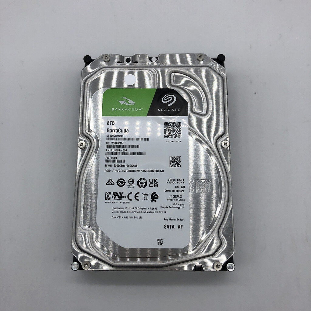 中古 SEAGATE ST8000DM004 (SATA3 8TB 256MB) 5280001655 （376238