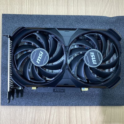 【甲府飯田店】中古  MSI GeForce RTX 4060 Ti VENTUS 2X BLACK 8G OC?(RTX4060Ti 8GB) 158559【8/14価格改定!】 