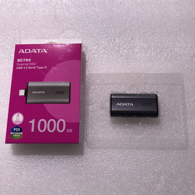 【甲府飯田店】中古  ADT SC750-1000G-CCBK-DP (USB3.2・Gen2 外付1TB) 4720002547 