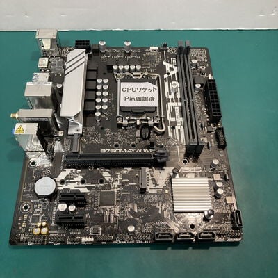 【富山本郷店】中古  ASUS B760M-AYW WIFI D4 (B760 1700 mATX DDR4) 167310 