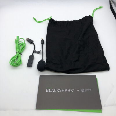 【宇都宮鶴田店】中古  RAZER BLACKSHARK V2+USB SOUNDCARD BLACK 5280001817 