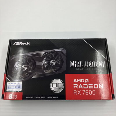 【秋葉原本店】中古  ASRock RX7600 CL 8GO RX7600 Challenger 8G OC (RX7600 8G) 162749 