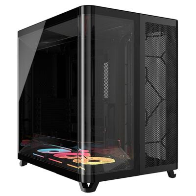 Corsair  AIR 5400 LX-R iCUE LINK Tempered Glass Black CC-9011320-WW (E-ATX ガラス ブラック)