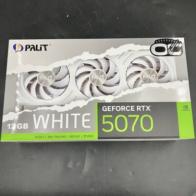 【大須店】中古  Palit NE75070U19K9-GB2050W (RTX5070 12GB WHITE OC) 188946 