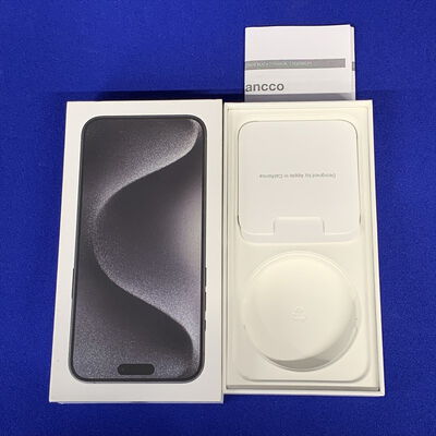 【横浜駅前店】中古  【国内版SIMフリー】Apple iPhone15 Pro Max 256GB ブラックチタニウム MU6P3J/A 161250 