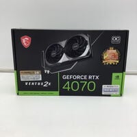 中古  MSI GeForce RTX 4070 VENTUS 2X E1 12G OC (RTX4070 12GB) 4950001921 