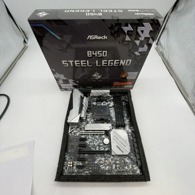 【大分店】中古  ASRock B450 Steel Legend (B450 AM4 ATX DDR4) 4860001537 