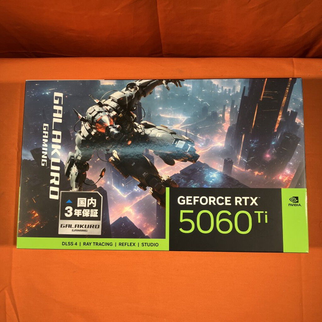 中古 玄人志向 GG-RTX5060Ti-E16GB/OC/DF (RTX5060Ti 16G) 178243