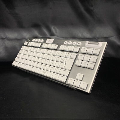 【横浜駅前店】中古  Logicool G913 TKL LIGHTSPEED Wireless RGB Mechanical Gaming Keyboard-Tactile G913-TKL-TCWH (無線ゲーミングキーボード/タクタイル/ホワイト) 3400009575 