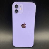 中古  【SIMロック解除済み】【au】Apple iPhone12 6.1インチ 128GB (パープル)  MJNJ3J/A 155809 