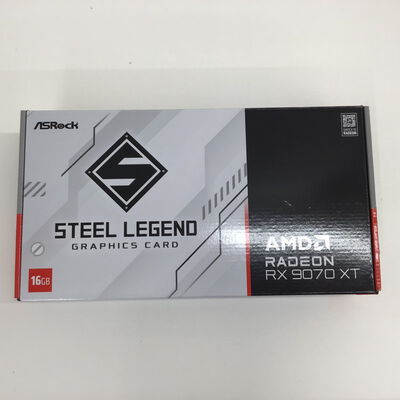 【福山ココローズ店】中古  ASRock Radeon RX 9070 XT Steel Legend 16GB (RX9070XT SL 16G) 5090000682 