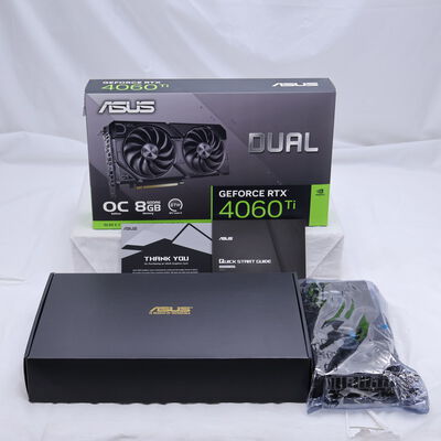 【通販センター】中古  ASUS DUAL-RTX4060TI-O8G-EVO (RTX4060Ti 8G) 175545 