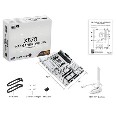 ASUS  X870 MAX GAMING WIFI7 W (X870 AM5 ATX) ドスパラ限定モデル 