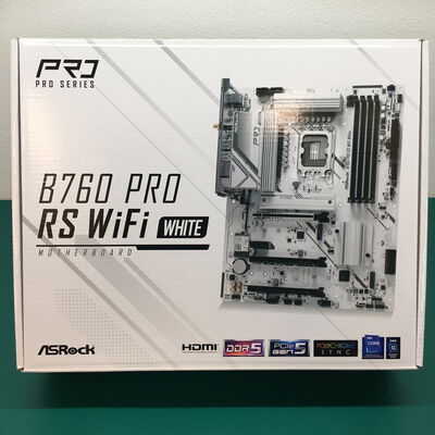 【佐賀南部バイパス店】中古  ASRock B760 Pro RS WiFi White (B760 1700 ATX DDR5) 5250001527 