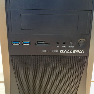 【鹿児島店】中古  GALLERIA XT(i7 8700/8GB/SSD500GB/HDD1TB/GTX1660Ti/W10H) 4700000712 