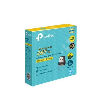 TP-Link  Archer TX1U Nano (AX300 Nano USB Wi-Fi 6子機 2.4GHz専用) 
