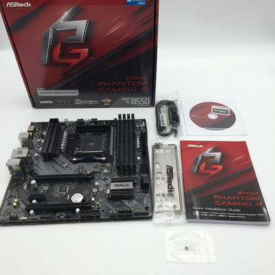 【神戸・三宮店】中古  ASRock B550M PHANTOM GAMING 4 (B550 AM4 mATX DDR4) 3430006605 