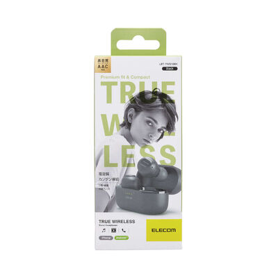 エレコム  LBT-TWS16BK (完全ワイヤレスBluetoothヘッドホン ブラック) 