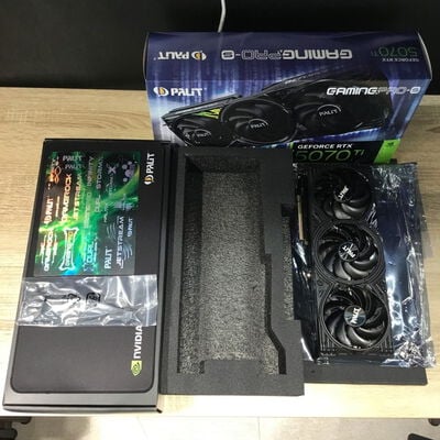 【松山環状枝松店】中古  Palit NE7507T019T2-GB2031U(RTX5070Ti 16GB GamingPro-S) 4560001376 
