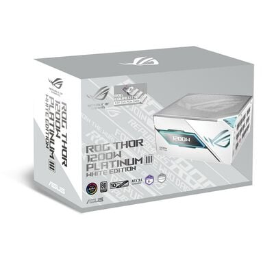 ASUS  ROG Thor 1200W Platinum III White Edition (ROG Equalizer) ROG-THOR-1200P3-WHITE-GAMING-E 