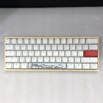 【甲府飯田店】中古  Ducky Channel One ２ Mini Pure WhiteRGB（有線 茶軸） 4720001582 