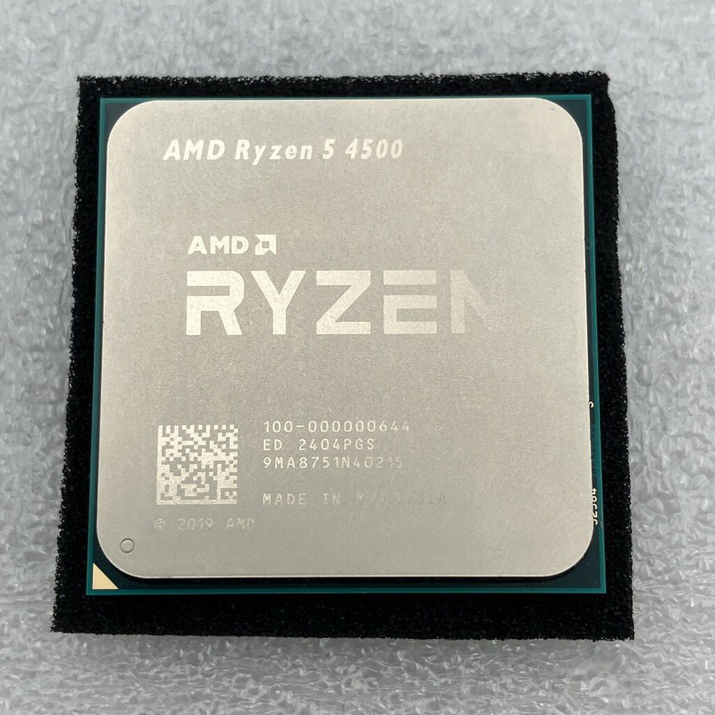 中古 AMD Ryzen 5 4500 (AM4/3.6GHz/11M/C6/T12/65W) 150745 （387724