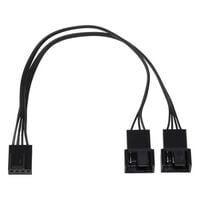AINEX  CA-098A (PWMファン用二股電源リボンケーブル 15cm ブラック) 