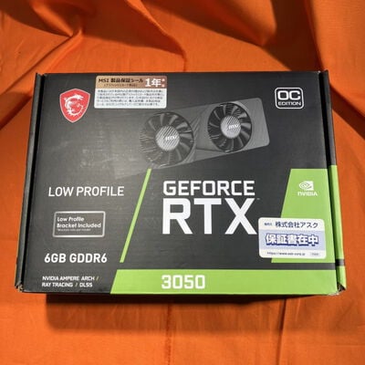 【なんば店】中古  MSI GeForce RTX 3050 LP 6G OC (RTX3050 6G) 3280021345 