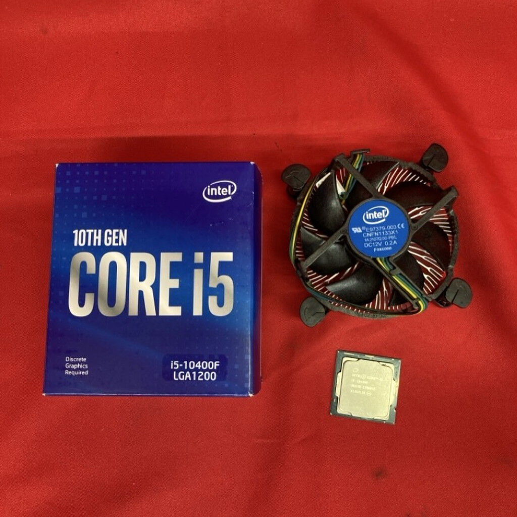 Intel Core i5-10400F 10th Gen CPU 中古 中古 INTEL Core i5 10400F (1200/2.9G/12M/C6/12) 142725 （393743