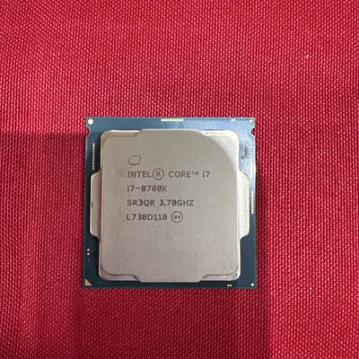 【静岡東瀬名店】中古  INTEL Core i7 8700K (1151/3.70GHz/12M/C6/T12) 136197