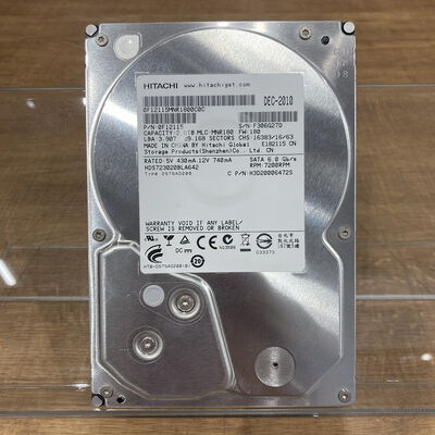 【静岡東瀬名店】中古  HITACHI HDS723020BLA642 (2TB 3.5HDD) 5140001865 