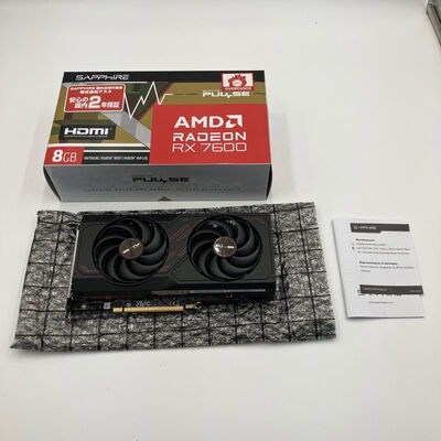【なんば店】中古  SAPPHIRE 11324-01-20G PULSE RX7600 GAMING (RX7600 8G) 162747 