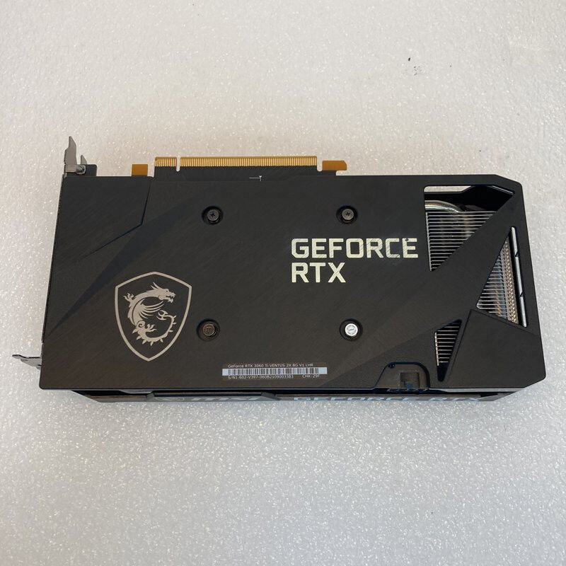 中古 MSI GeForce RTX 3060 Ti VENTUS 2X 8G V1 LHR (RTX3060Ti 8GB 中古 MSI GeForce RTX 3060 Ti VENTUS 2X 8G V1 LHR (RTX3060Ti 8GB