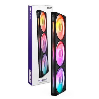NZXT  F420 RGB V2 Black RF-R242U-BF (420mm ARGB ブラック) 