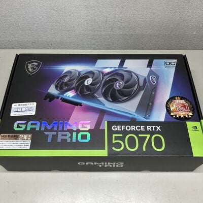 【町田店】中古  MSI GeForce RTX 5070 12G GAMING TRIO OC (RTX5070 12G) 176908 
