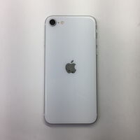 中古  【SIMロック解除済み】【SoftBank】Apple iPhoneSE 4.7インチ (第2世代/2020) 128GB (ホワイト)  MXD12J/A 155517 