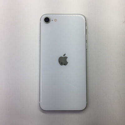 【千葉店】中古  【SIMロック解除済み】【SoftBank】Apple iPhoneSE 4.7インチ (第2世代/2020) 128GB (ホワイト)  MXD12J/A 155517 