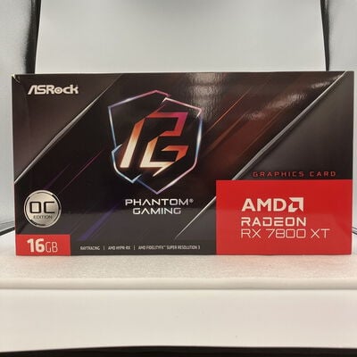 【新潟店】中古  ASRock RX7800XT PG 16GO RX7800XT Phantom GamingOC (RX7800XT 16GB) 162733 