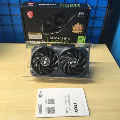 【博多店】中古  MSI GeForce RTX 4060 VENTUS 2X BLACK 8G OC (RTX4060 8GB) 191605 