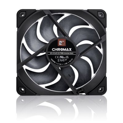 noctua  NF-A12x25 G2 PWM chromax.black NF-A12X25-G2-PWM-CH-BK (120mm ブラック) 