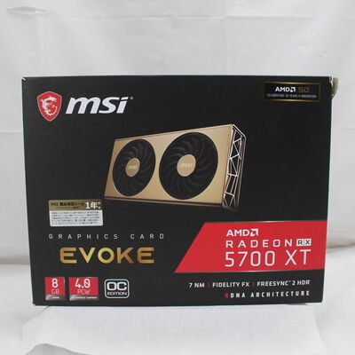 【通販センター】中古  MSI Radeon RX 5700 XT EVOKE OC（RX5700XT 8GB） 3480040057 