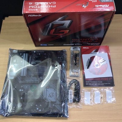 【甲府飯田店】中古  ASRock B550 Phantom Gaming 4 (B550 AM4 ATX DDR4) 142933 