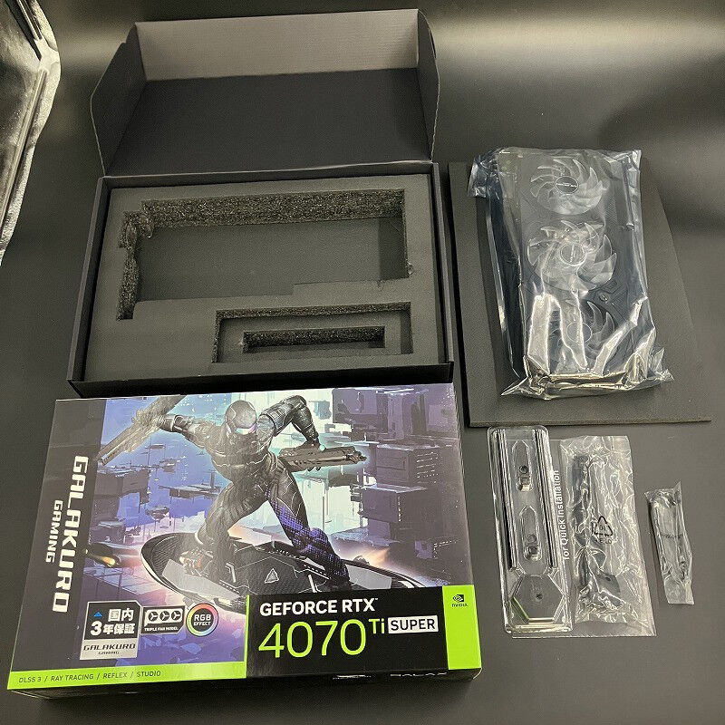 中古 玄人志向 GG-RTX4070TiSP-E16GB/EX/TP2 (RTX4070Ti SUPER