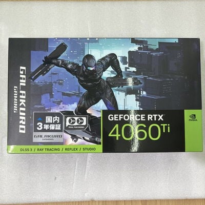 【甲府飯田店】中古  玄人志向 GG-RTX4060Ti-E8GB/OC/DF (RTX4060Ti 8G) 175565 