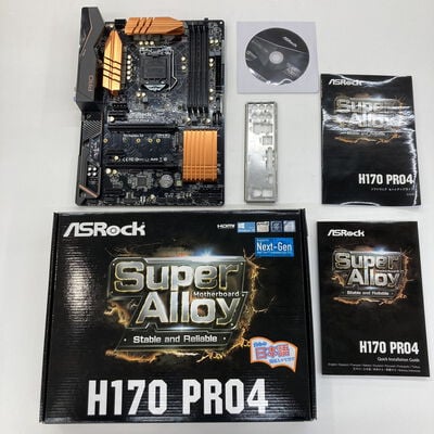 【福山ココローズ店】中古  ASRock H170 Pro4 (H170 1151 ATX DDR4) 131009 
