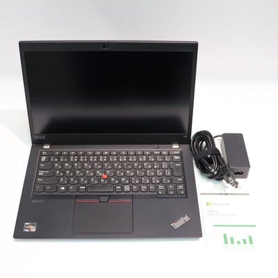 【札幌店】中古  LENOVO ThinkPad X13 (AMD Ryzen 5 Pro 4650U 2.10GHz/32GB/SSD256GB/-/オンボード/13.3/1920x1080/Wi-Fi/WEBCAM/W11P/Microsoft Office Home and Business 2024) 184183 