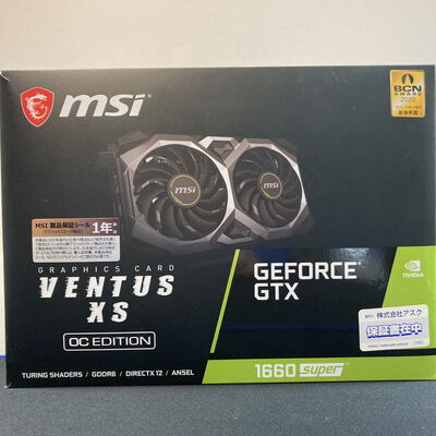 【大宮店】中古  MSI GeForce GTX 1660 SUPER VENTUS XS OC (GTX1660 SUPER) 141208 