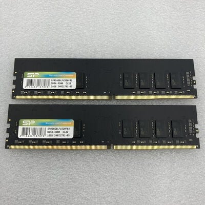 【新潟店】中古  16GB 2枚組(合計32GB) PC4-25600/DDR4-3200 デスクトップ用 190913 